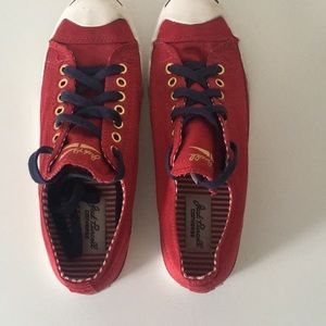 Jack Purcell Converse in red size 10